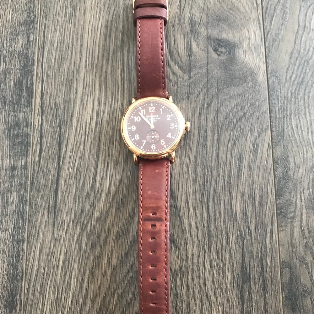 Shinola Rose Gold Watch